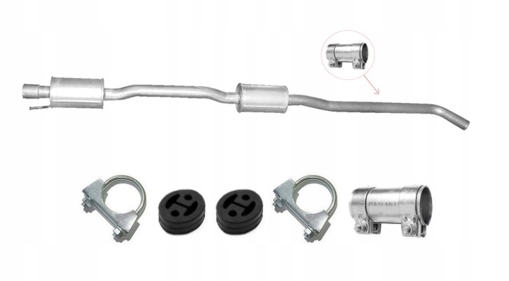 фото №15, Глушитель средний rover 75 2.0i v6 2.5i v6 polmo