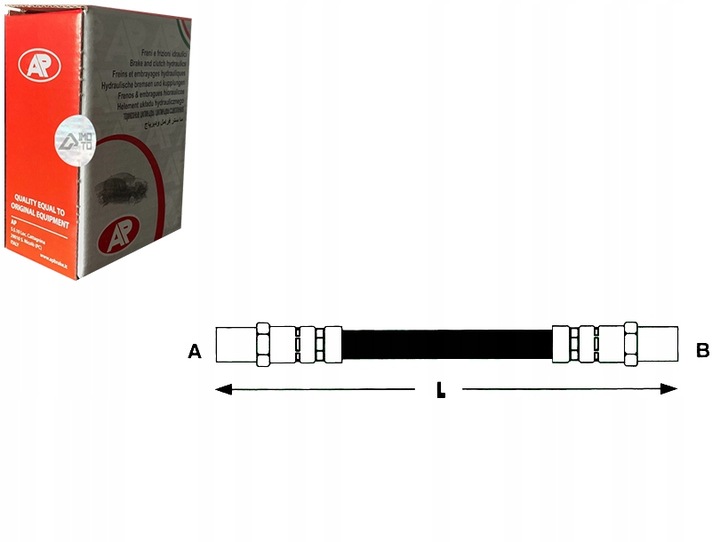 фото №1, Ap шланг тормозной ap 291611775 hos3407 83623404