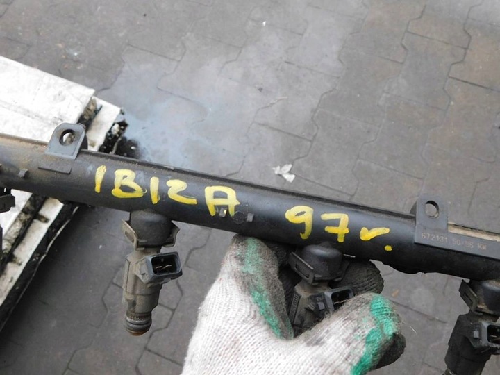 фото №7, Seat ibiza ii 1.0 97r планка вприскувальний форсунки