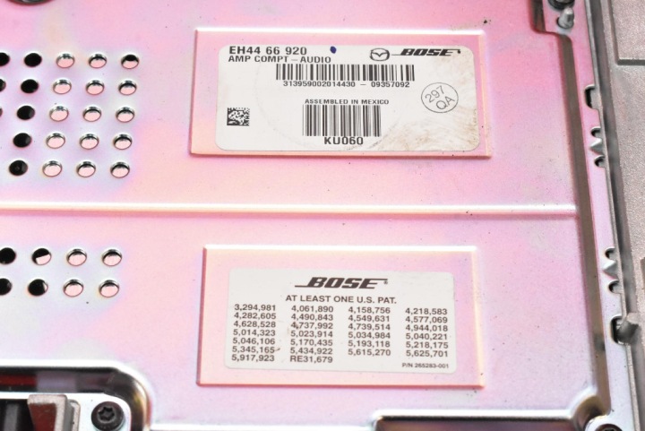 фото №12, Комплект динамиков усилитель eh4466920 mazda cx-7 1 i рестайлинг 09-12