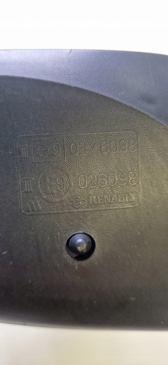 фото №7, Дзеркало ліве темно-синій 9 pin oem номер 026098 renault laguna 3 iii