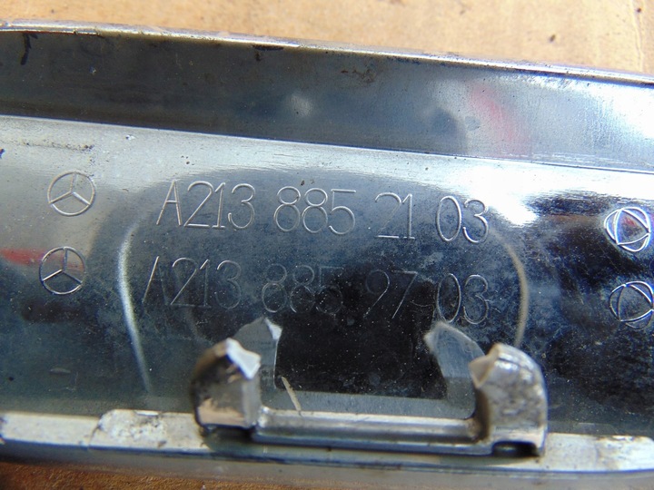 фото №13, Планка бампера хром mercedes w213 a2138852103 ліва