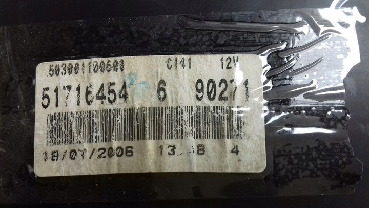 фото №14, Комп'ютер 51793102 iaw5sf3m2 набір імобілайзер fiat grande punto 1.4 8v 05-09