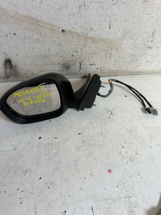 фото №6, Зеркало левое 16 pin renault megane v ev e-tech 963024627r европа