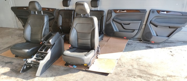 фото №14, Сиденья диван обшивки комплект кожа mercedes gle 166 w66 suv