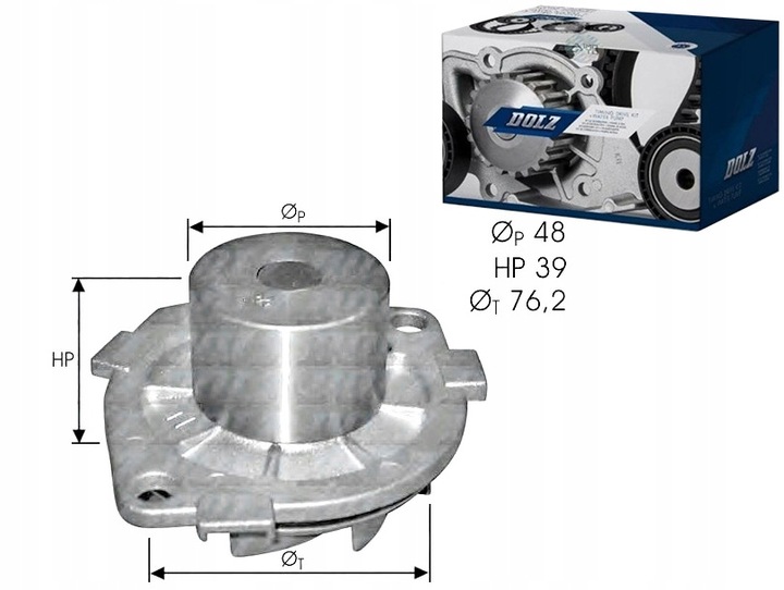 фото №14, Dolz s214 насос воды, охлаждение двигателя