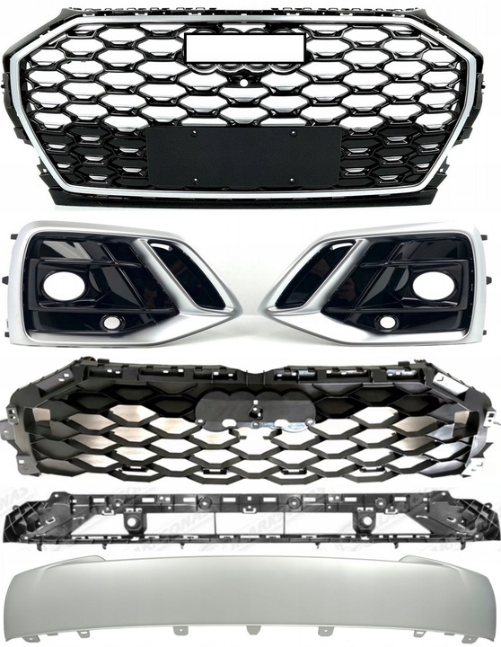 фото №1, Audi q5 20- решітка решітка радіатора ґрати підсилювач спойлер комплект перед