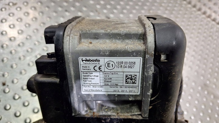 фото №7, Вебасто отопление стояночный 122r000258 9021038c vw bmw volvo дизель