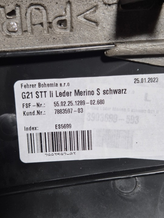 фото №8, Bmw m3 g81 g21 23r диван зад кожа merino