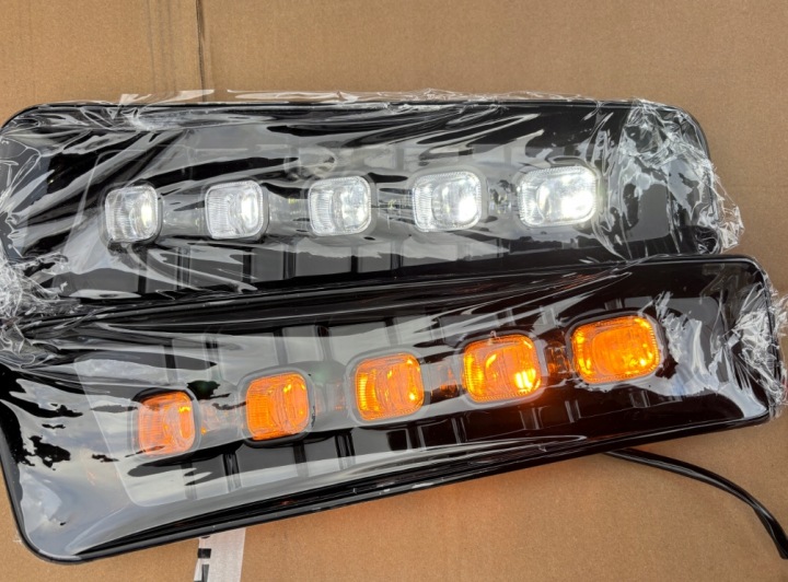 фото №15, Бампер передній - стиль raptor + led ford f-150 f150 2018-2020 комплектний