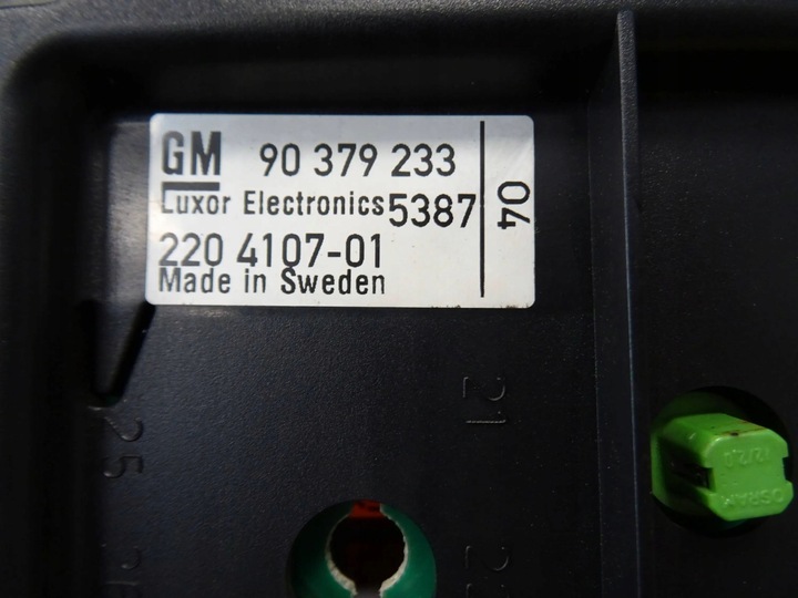 фото №6, Спидометр манометр opel omega b бензин 87001300 / 90379233 nr840