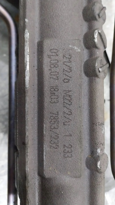 фото №8, Трансмісія кермова рейка рульового управління 6777475 bmw 5 e60 e61 6 e63 e64