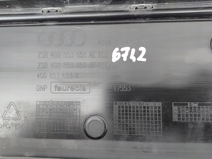 фото №13, Audi a6 c7 4g рестайлинг 14- решётка радиатора решётка бампера перед 6742