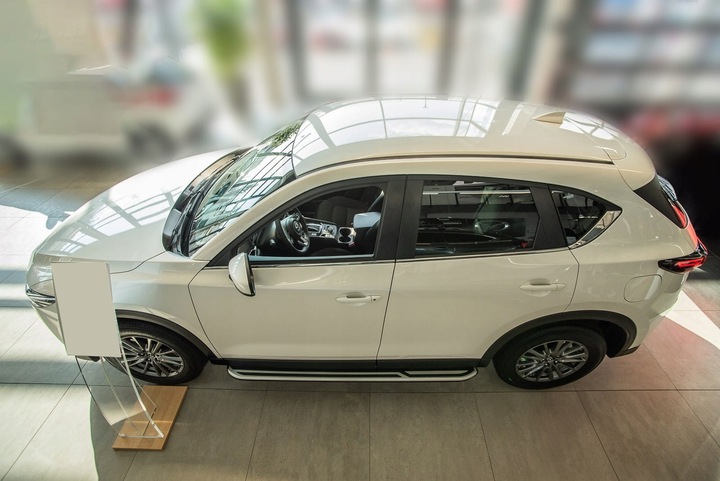 фото №4, Mazda cx-5 ii kf 2017+ градуси бічні пороги автомобільні kf11-v3-300 + гвинти