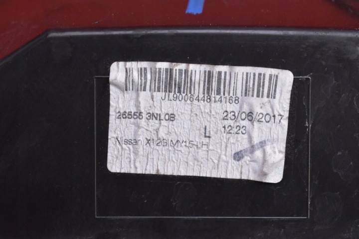 фото №8, Лампа левая зад задняя 265553nl0b 265553nlx nissan leaf 1 i ze0 рестайлинг 10-17