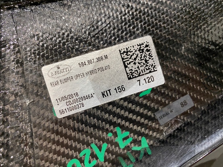 фото №8, Bugatti chiron карбон задний бампер 5b4803437