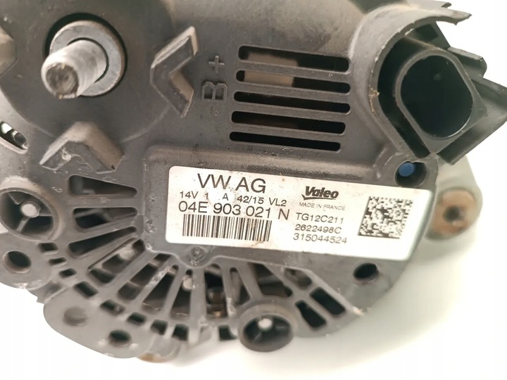 фото №7, Vw golf генератор 1.4 tsi бензин 92kw 125 hp 04e903021n 2017 хэтчбек