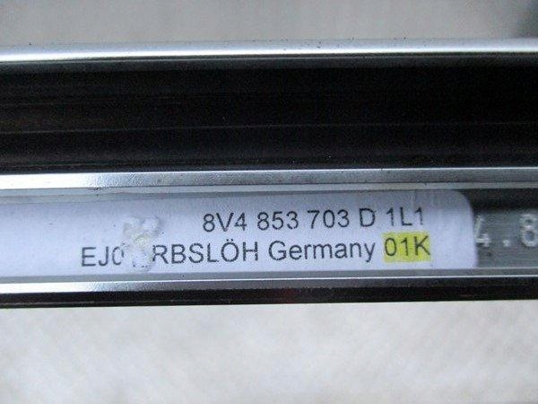 фото №4, Планка хром крышная 8v0 rs3 8v4853703d левая, audi