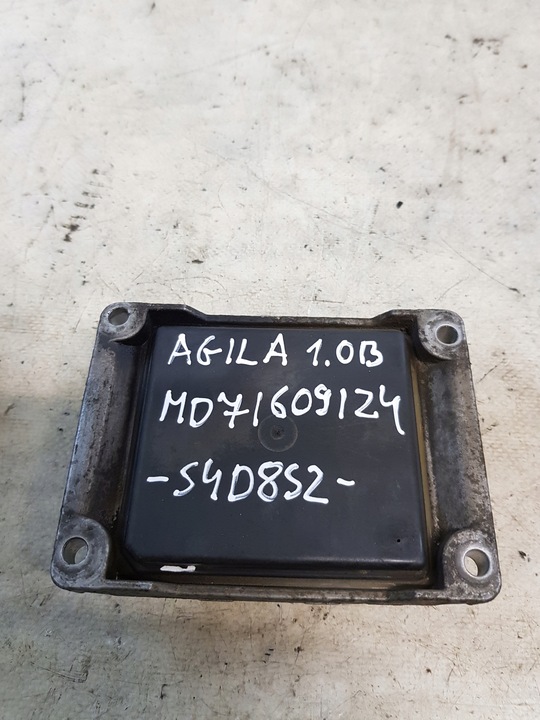 фото №9, Блок управления двигателя opel agila 1.0b оригинальный номер 0261206274 + вставка з ключом