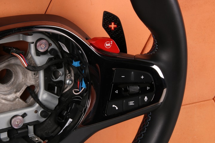 фото №8, Bmw x5m f95 x6m f96 lci xm g09 кермо м-пакет з підігрівом пелюстки вібрація