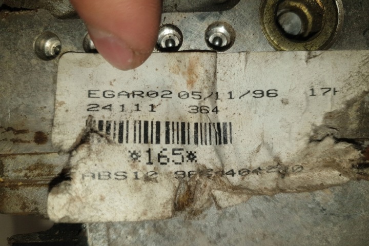 фото №7, Блок керування abs peugeot 306 хетчбек 7a, 7c, n3, n5 0273004165 1.9l дизель