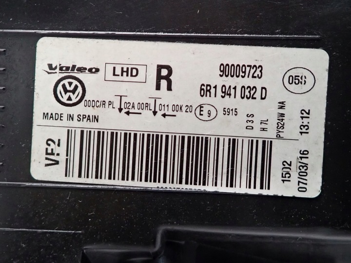 фото №10, Комплектный перед капот бампер eur оригинал vw volkswagen polo cross 6c 6r v 16r