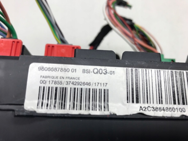 фото №7, Модуль блок керування коробка bsi штекери peugeot 308 ii t9 1.6 thp 9806687880