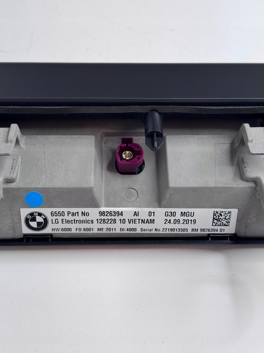 фото №9, Bmw 5 g30 g31 2017 панель / радиопроигрыватель cd/dvd/gps