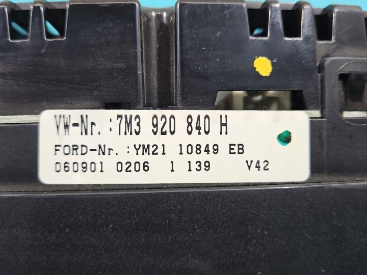 фото №8, Спидометр vw sharan i 1,8 t awc 7m3920840h европа