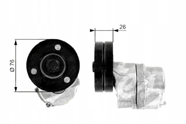 фото №2, Натягувач ремінь багаторівнева volvo s40 i v40 1.6-