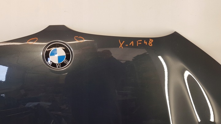 фото №13, Bmw x1 f48 капот кришка двигуна гарна w колір c09 atlantik сірий металік
