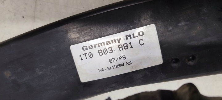 фото №10, Hak буксировочный vw touran i рестайлинг 1,4 tsi