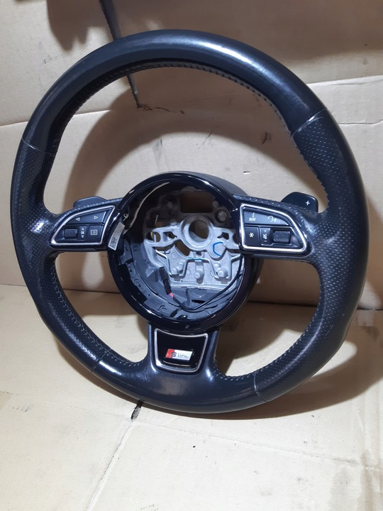 фото №14, Audi a6 c7 руль s-line кожа мультифункция лепестки 8x0419091m