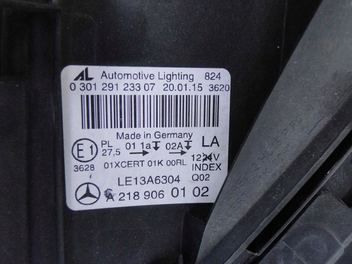 фото №12, Mercedes cls 218 рестайлинг лампа левая led multibeam eu