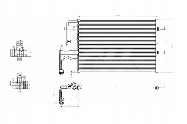 фото №2, Конденсатор конденсатор кондиционера mazda 3 2.0 16v 03- hart