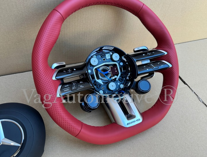фото №8, Mercedes amg 43 55 63 performance руль w213 c190 w177 c118 w206 новая