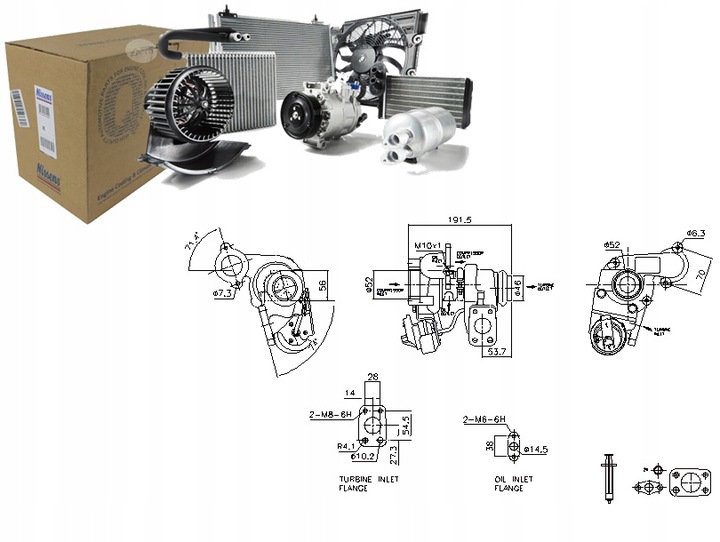 фото №1, Турбонагнітач ds ds 3 ds 4 citroen berlingo berlingo multispace