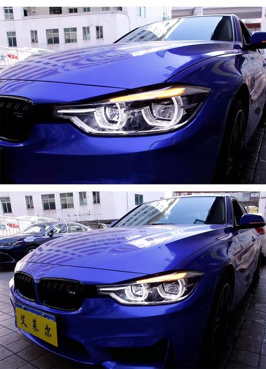 фото №8, Полный монтаж фары led для bmw 3 f30 f3