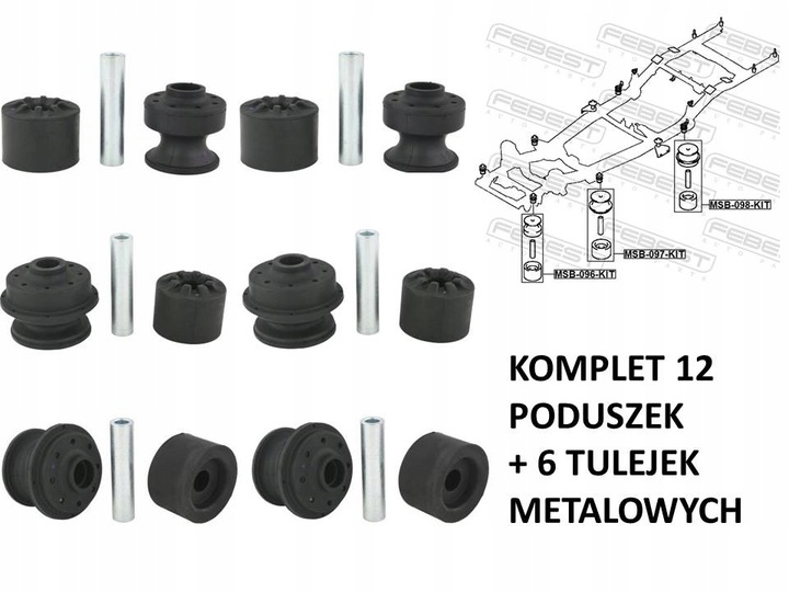 фото №1, Подушка гумова накладка втулка рами mitsubishi l200 2015-