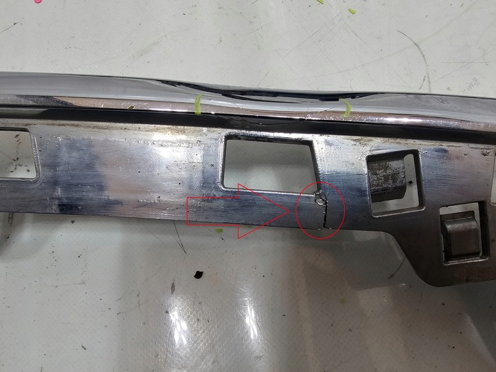 фото №12, Jeep grand cherokee wk2 19-22 планка накладка бампера хром usa