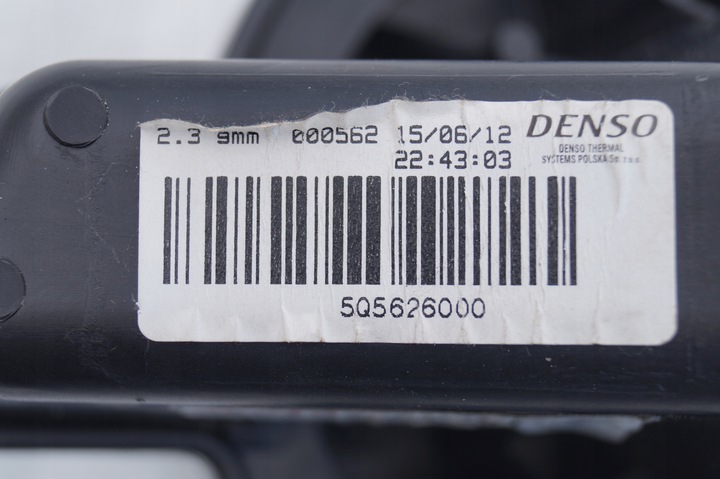 фото №7, Повітродувка вентилятор нагрівача fiat 500 98619200