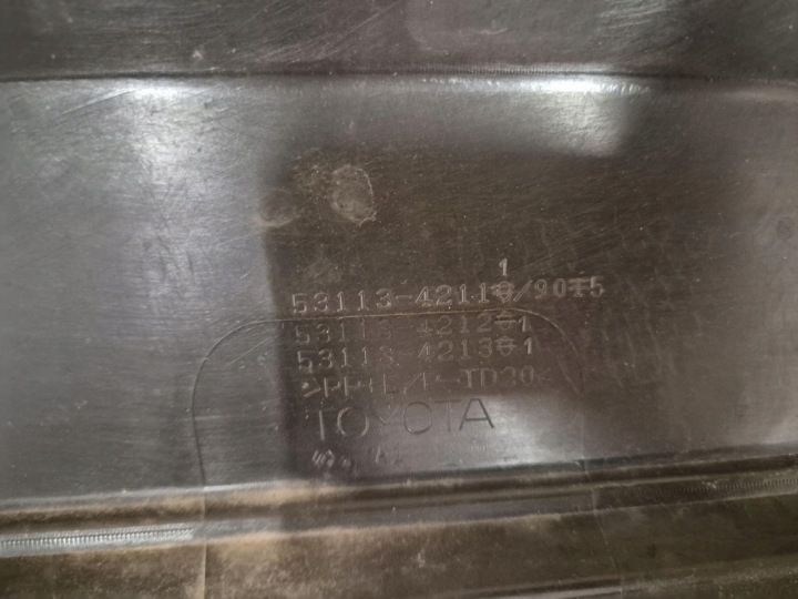 фото №9, Toyota rav4 iv v 19- накладка бампера перед передняя 531134211