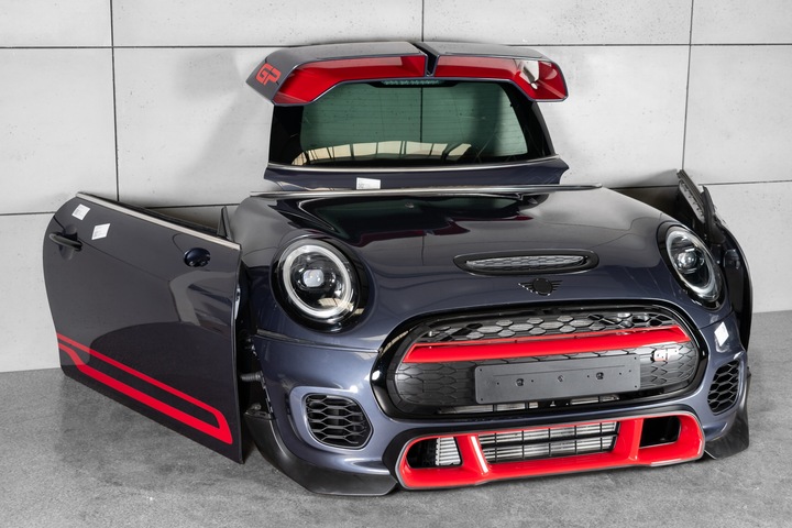 фото №14, Mini f56 gp sport бампер капот лампи чорний двері крило карбон spoler gp