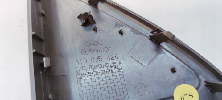 фото №3, Маскувальна накладка динаміка заглушка audi a5 8t0035424