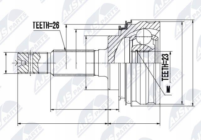 фото №6, =npz-ty-032 nty шарнир внешний