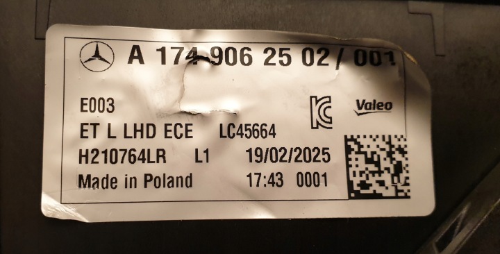 фото №11, Mercedes cla w174 25+ фара полный led performance a1749062602 a1749062502