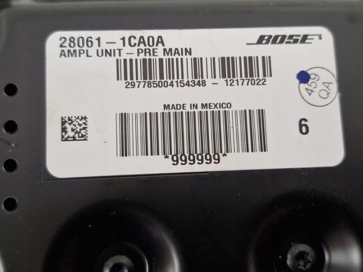 фото №7, Infiniti fx ii 2 підсилювач модуль аудіо bose 28061-1ca0a