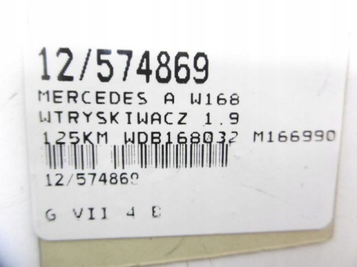 фото №6, W168 форсунки 3szt. kpl. 1,9 8v iwp071 планка