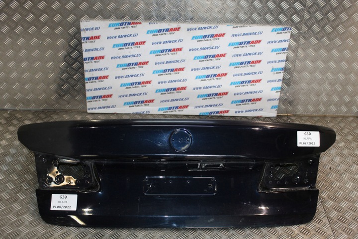 фото №8, Bmw g30 кришка багажника зад чорна темно-синя