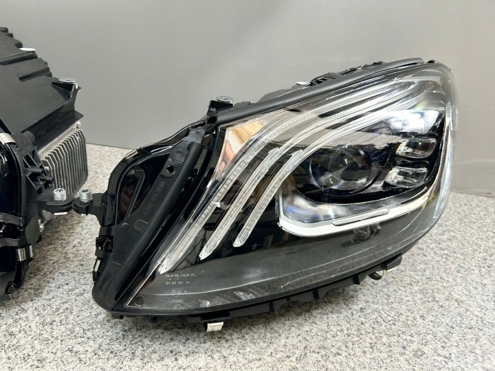 фото №13, Mercedes w222 amg рестайлінг зміна na поперечка модель лампи multibeam бампер перед